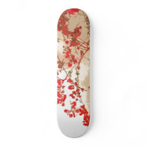 Red Bougainvillea Skateboard