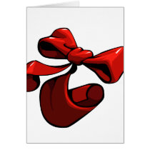 christmas, holiday season, season&#39;s greetings, red, bow, christmas card, Card with custom graphic design
