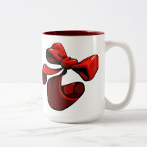 artsprojekt, bow, christmas, ribbon, season&#39;s, greetings, holiday, Mug with custom graphic design