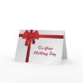 Red Bow Second Wedding