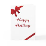 Red Bows Happy Holidays