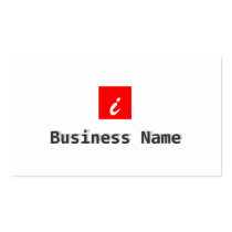 Red Box Video Editor Business Card