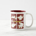 Red Boxes Flyball Mug by MenagerieMayhem Red Boxes Flyball Mug