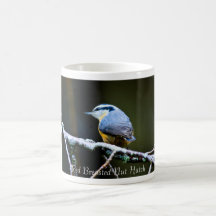 Red Breasted Nut Hatch Coffee Cup Coffee Mug