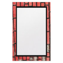 red brick stationery