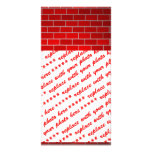 Red Brick w/Spotlight Background Photo Cards