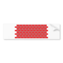 red brick wall bumper stickers by Tomaniac red brick wall bumper stickers