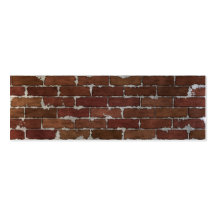 Red Brick Wall Business Card