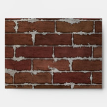 Red Brick Wall Envelopes