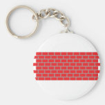 red brick wall key chains