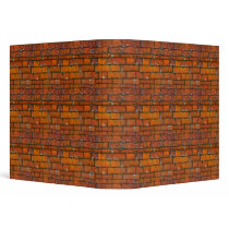 Red Brick Wall Notebook binders