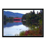 Red Bridge Reflection, Sandpoint, Idaho