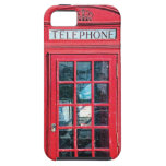 Red British Phone Booth from London iPhone 5 Cases