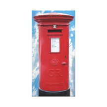Red British Post box Gallery Wrapped Canvas