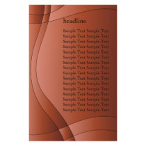 red - brown abstract shapes design stationery