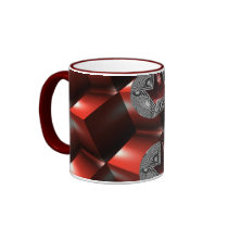 red bubble mug by Mmmugs red bubble mug