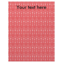 Red bubble pattern personalized letterhead