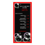 Red Bubbles Cleaning Service Rack Cards