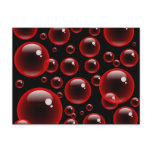 Red Bubbles Postcards