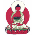 Red Buddha Men’s Tee Shirt by JLaVette Red Buddha Men’s Tee Shirt