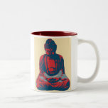 Red Buddha Mug mugs