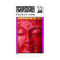 Red Buddha postage by magentaraven Red Buddha postage