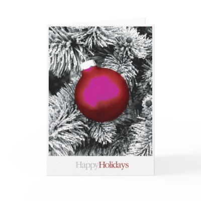 red bulb II Greeting Card by FULL_CIRCLE