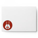 Red Bunny No.7 Envelope