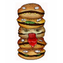 Red Burger! t-shirts