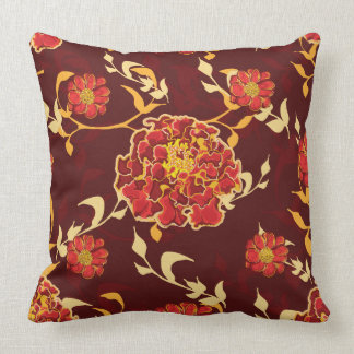 Maroon And Yellow Pillows - Decorative & Throw Pillows Zazzle
