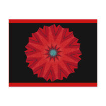 Red Burst Postcards