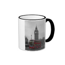 Red  bus London Big Ben Mug