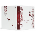 Red Butterfly binders by satelliteg Red Butterfly binders