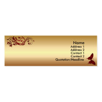 Red Butterfly business cards