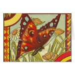 Red Butterfly - Card