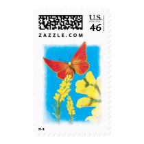 Red Butterfly Custom Postage (Med) postage