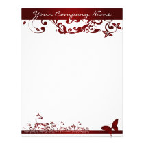 Red Butterfly letterhead