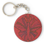 RED BUTTERFLY KEYCHAINS