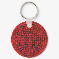 RED BUTTERFLY keychains