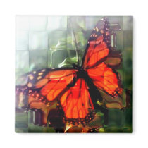 red Butterfly magnet