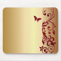 Red Butterfly mousepads