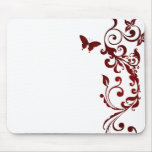 Red Butterfly Mousepads