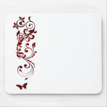 Red Butterfly mousepads
