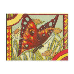 Red Butterfly - Postcard Invitation