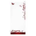 Red Butterfly rack cards by satelliteg Red Butterfly rack cards