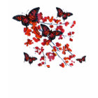 Red Butterfly T-Shirt shirt