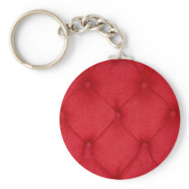 Red Button Cushion Keychains