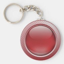 Red button keychain
