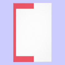 Red C-Border Stationery stationery