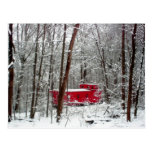 Red caboose,Christmas cards Post Cards